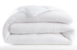 Couette chaude 240 x 260 cm polyester microfibre blanc 400g/m²>Abeil Outlet