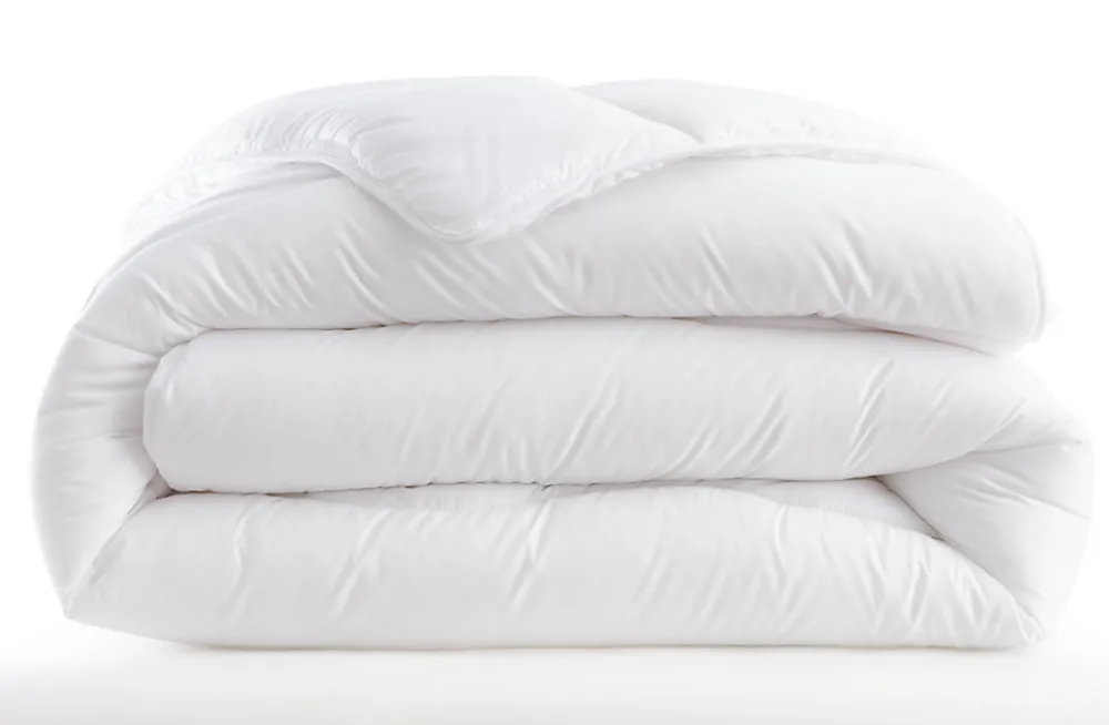 Couette chaude 240 x 260 cm polyester microfibre blanc 400g/m²>Abeil Outlet