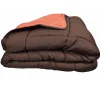 Couette chaude Bicolore Gamme Microfibre "Cocoon Non feu - Norme NF EN ISO 12952" toutes dimensions - Cocoon Chocolat>Toison d'Or Best