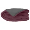 Toison d'Or Couette chaude Bicolore Gamme Microfibre "Cocoon Non feu - Norme NF EN ISO 12952" toutes dimensions - Cocoon Prune Aci* Couette