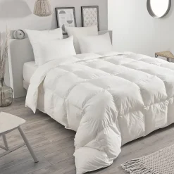 Toison d'Or Couette chaude en plumettes et duvet (240x260 cm - Blanc)* Couette