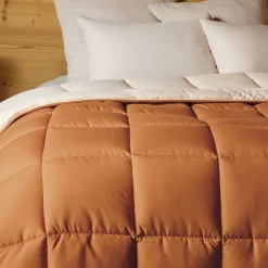 Couette chaude microfibre bicolore 400 gr/m2 (240x260 cm - Cuivre)>Toison d'Or Best