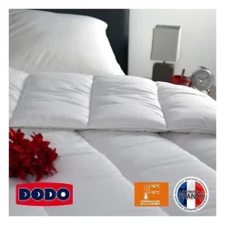Dodo Couette chaude Vancouver - 220 x 240 cm - 400gr/m² - Blanc -* Couette