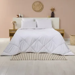 Bleu Calin Couette Chaude 200x200cm LAVABLE À 95 C* Couette