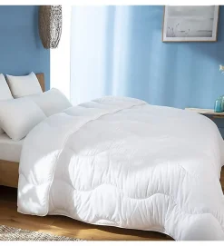 Couette de lit premium tempérée 350g blanc Aerelle soft flex Dimension - 200x200><noscript><img width=