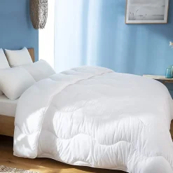 Couette de lit premium tempérée 350g blanc Aerelle soft flex Dimension - 140x200><noscript><img width=