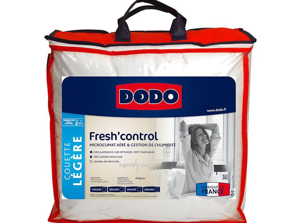 Couette anti-transpirante - 140x200 cm - FRESH CONTROL>Dodo Hot