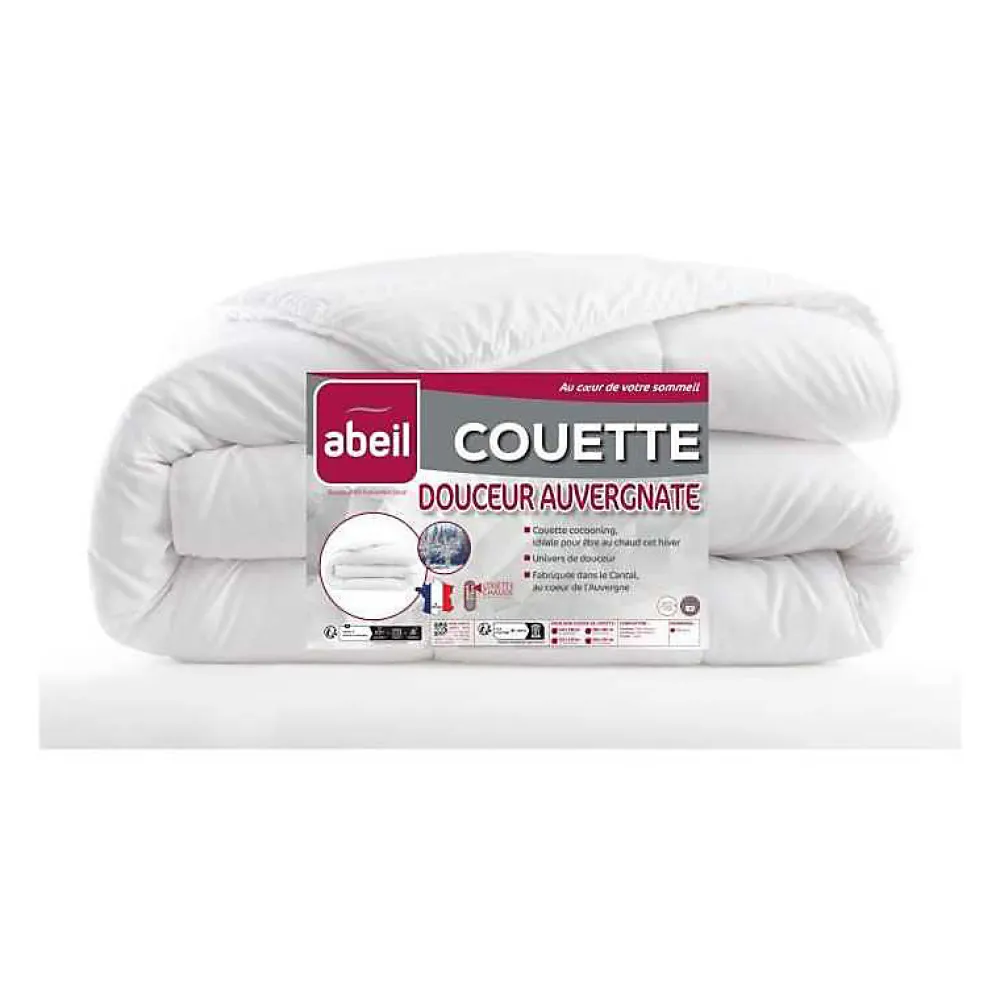 Couette Douceur Auvergnate - 220 x 240 cm - Chaude - 2 personnes ->Abeil Discount