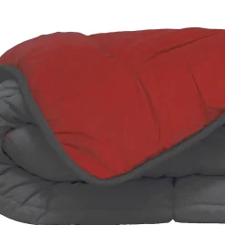 Poyet Motte Couette d'été en microfibre bicolore (240x220 cm - Rouge)* Couette