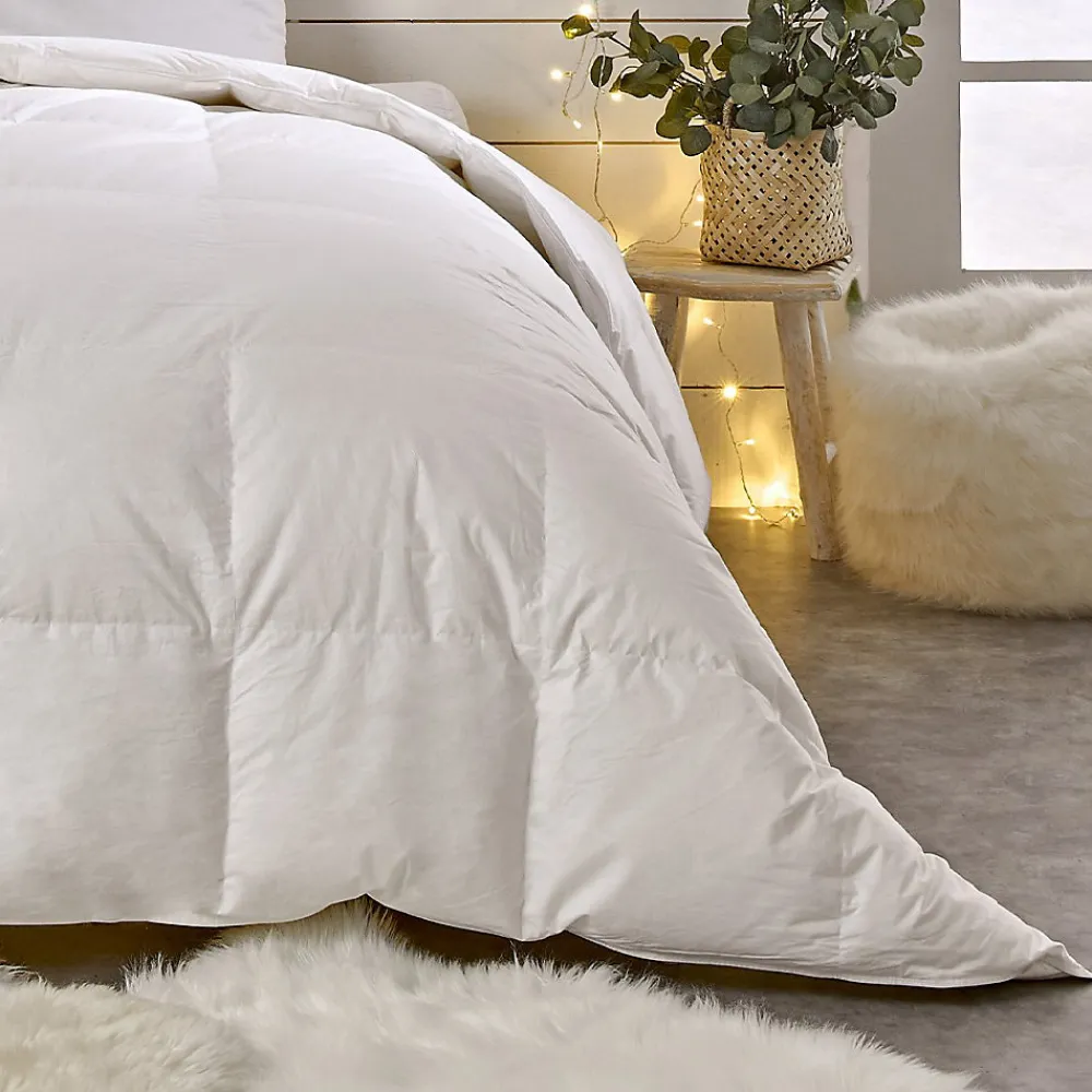 Couette Duvet Chaude 220x240cm 90% DUVET DE CANARD>Bleu Calin Sale