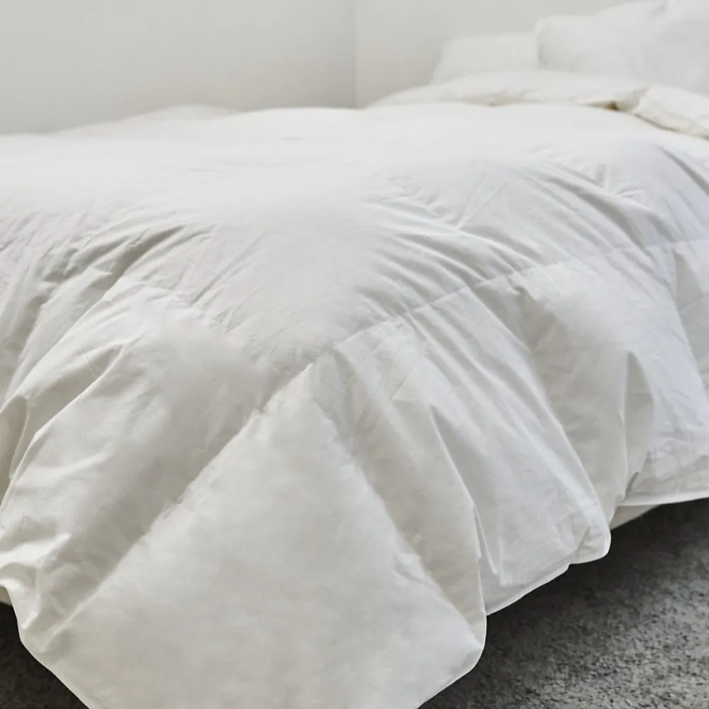 Couette Duvet Été Légère 200x200cm 90% DUVET DE CANARD>Bleu Calin Outlet