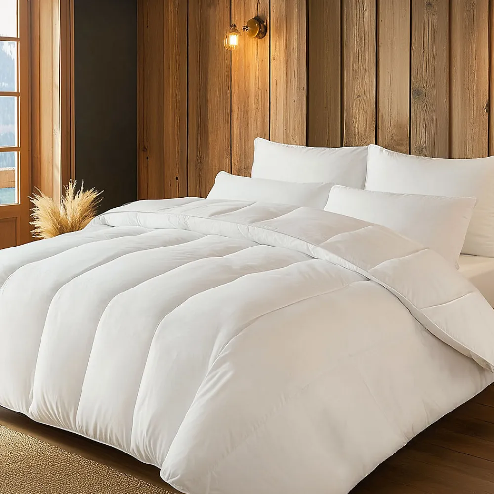 Couette en microfibre - Chaude - 400 g/m² 200x200 cm COURCHEVEL>Sensei Maison Outlet