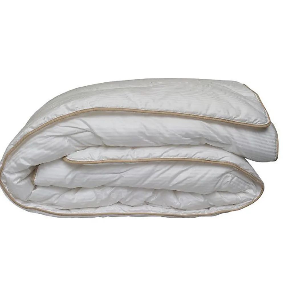 Couette "Fjord Grand Hotel" Chaude Satin de coton rayé - 240 x 260 cm pour lit King size>Lestra Sale