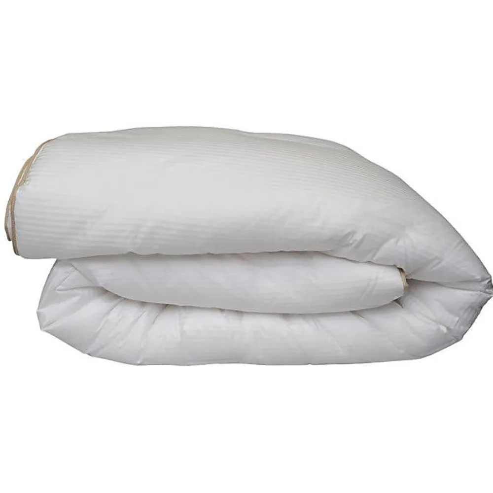 Couette "Fjord Grand Hotel" Chaude Satin de coton rayé - 240 x 260 cm pour lit King size>Lestra Sale