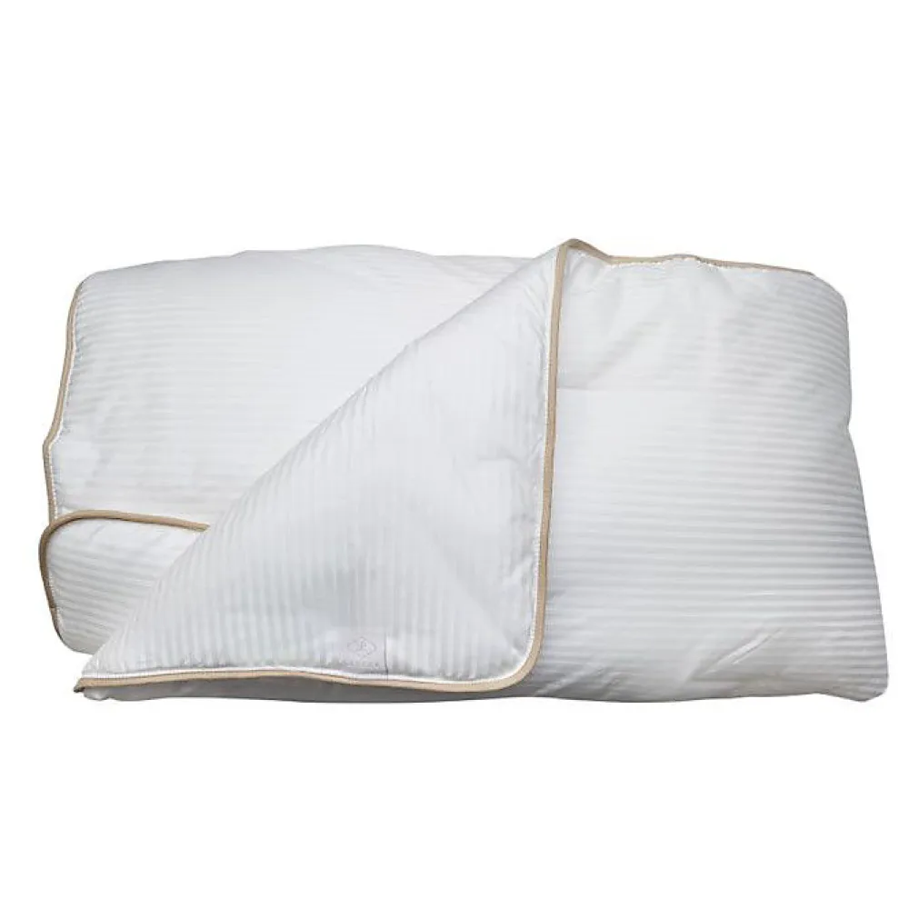 Couette "Fjord Grand Hotel" Chaude Satin de coton rayé - 240 x 260 cm pour lit King size>Lestra Sale