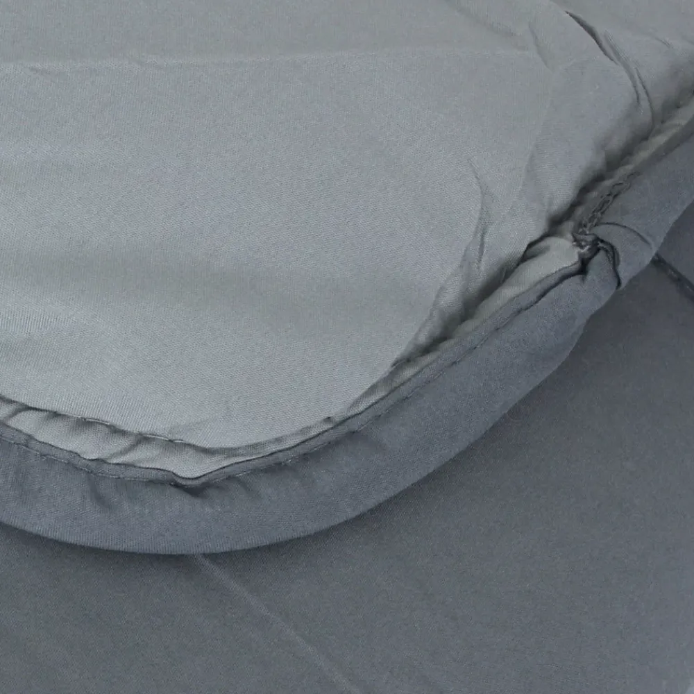 Linnea Couette hiver 200x200 cm COCOON BICOLORE Acier/Argent garnissage fibre polyester 400g/m2* Couette