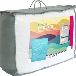Couette hiver 200x200 cm COCOON garnissage fibre polyester 500g/m2><noscript><img width=