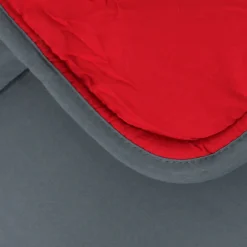 Couette hiver 140x200 cm COCOON BICOLORE Gris/Rouge garnissage fibre polyester 400g/m2><noscript><img width=