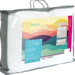 Couette hiver 140x200 cm COCOON garnissage fibre polyester 500g/m2><noscript><img width=