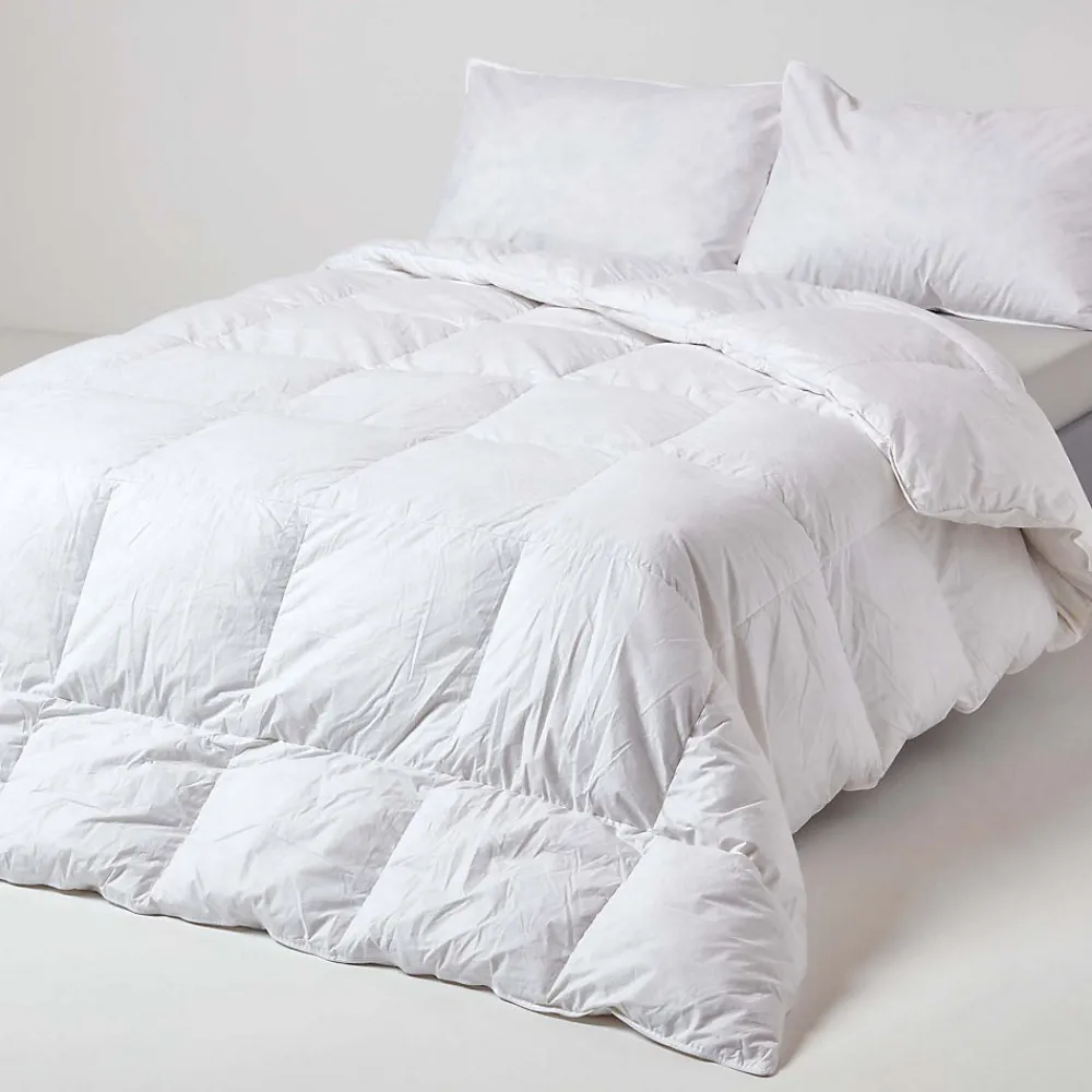 Couette hiver 150x200 cm en plumes et duvet de canard 13.5 Tog ->Homescapes Hot