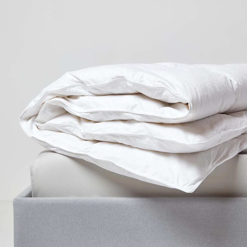 Couette hiver 150x200 cm en plumes et duvet de canard 13.5 Tog ->Homescapes Hot