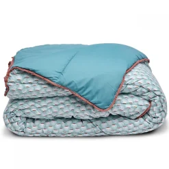 Bleu Calin Couette Imprimée Chaude 140x200cm DOUCEUR* Couette
