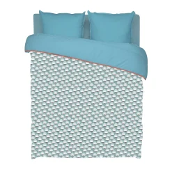Bleu Calin Couette Imprimée Chaude 140x200cm DOUCEUR* Couette