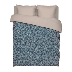 Bleu Calin Couette Imprimée Chaude 140x200cm OMARA* Couette