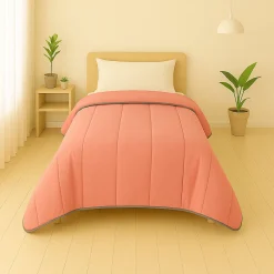 Couette Légère Corail - 1 Personne 140 X 200 - 13145>Mortreux Discount