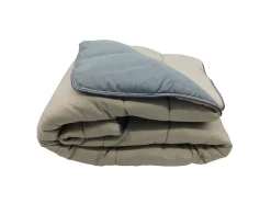 Couette légère Gris foncé / Taupe - 2 personnes 220 x 240 - 13242-3>Mortreux Sale