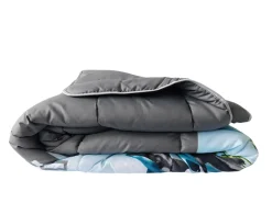 Mortreux Couette légère imprimée Dauphins - 1 personne 140 x 200 - spécial été - 20389* Couette