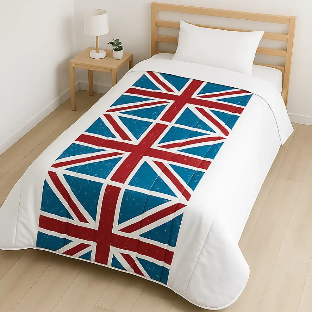 Mortreux Couette Légère Imprimée Londres - 1 Personne 140 x 200 - 20049* Couette