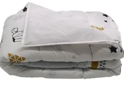 Couette légère imprimée sapin futé - 1 personne 140 x 200 - spécial été - 20644>Mortreux Sale
