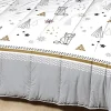 Mortreux Couette Légère Imprimée Sapin Futé / Non Tissé Blanc - 1 Personne 140 x 200 - 13998* Couette