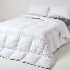 Homescapes Couette légère été 135x200 cm - Couette 1 personne - Duvet et plumes d'oie -* Couette