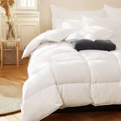 Sensei Maison Couette naturelle - Tempérée - 50% duvet 250 g/m² 200x200 cm AVORIAZ* Couette