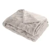 Sacasa Couette Plaid gris en Polyester 130x170 cm - Collection MINNOR -* Boutis, Couvre-Lit, Édredon