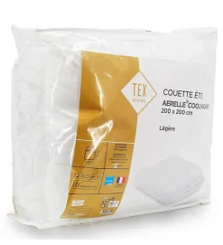 Couette été légère 200g 200 x 200 cm pour lit 1 place><noscript><img width=