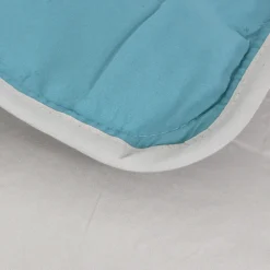 Couette été 260x240 cm COCOON BICOLORE Lac/Galet garnissage fibre polyester 200g/m2><noscript><img width=