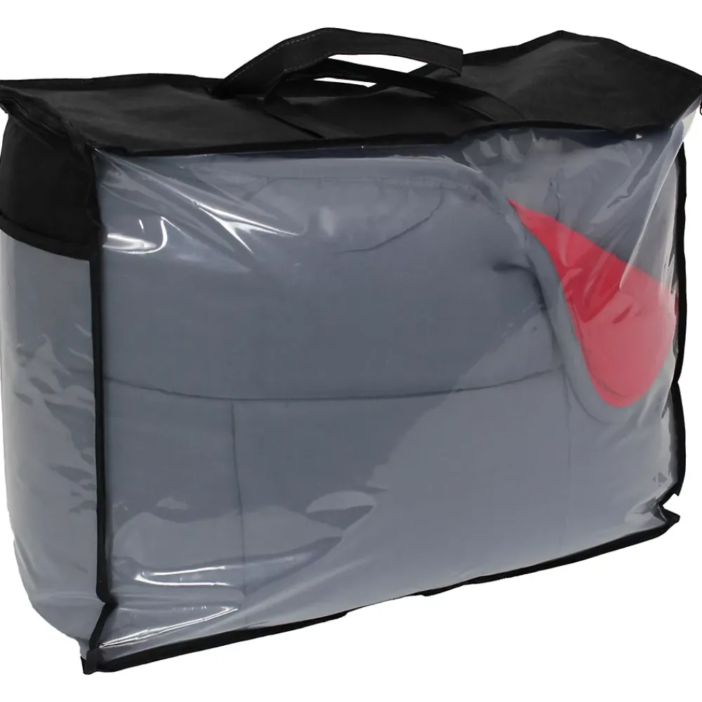 Linnea Couette été 140x200 cm COCOON BICOLORE Gris/Rouge garnissage fibre polyester 200g/m2* Couette