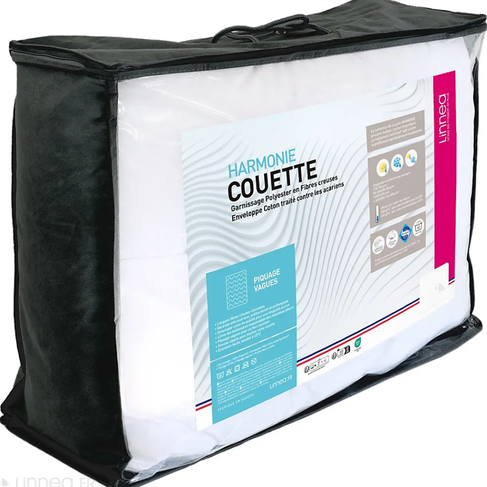 Couette été 280x240 cm HARMONIE garnissage fibre polyester 150g/m2>Linnea Outlet