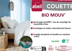 Abeil Couette tempérée 240 x 260 cm coton blanc* Couette