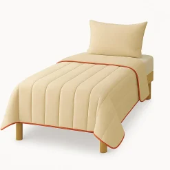 Couette Tempérée Beige - 1 Personne 140x200 - 22591>Mortreux Outlet
