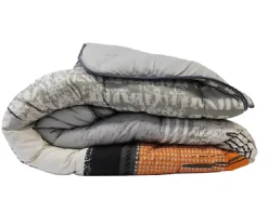 Mortreux Couette Tempérée Gream Géométrie - 1 Ou 2 Personnes 200x200 - 10414* Couette