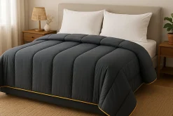 Couette Tempérée Gris Foncé - 2 Personnes 240x260 - 10403>Mortreux Clearance