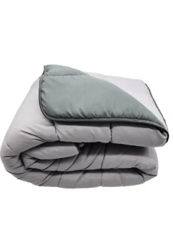 Couette Tempérée Gris Foncé/gris Clair - 2 Personnes 220 x 240 - 20727>Mortreux Clearance
