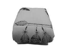 Mortreux Couette tempérée imprimée attrape rêve noir - 1 personne 140 x 200 - 10747* Couette