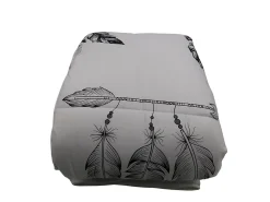 Couette tempérée imprimée attrape rêve noir - 2 personnes 240 x 260 - 10743>Mortreux Outlet