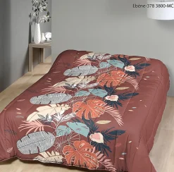 Mortreux Couette Tempérée Imprimée Ebène - 1 Personne 140 x 200 - 16023* Couette
