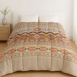 Couette Tempérée Imprimée Ethnic - 1 Ou 2 Personnes 200 x 200 - 20884>Mortreux Outlet